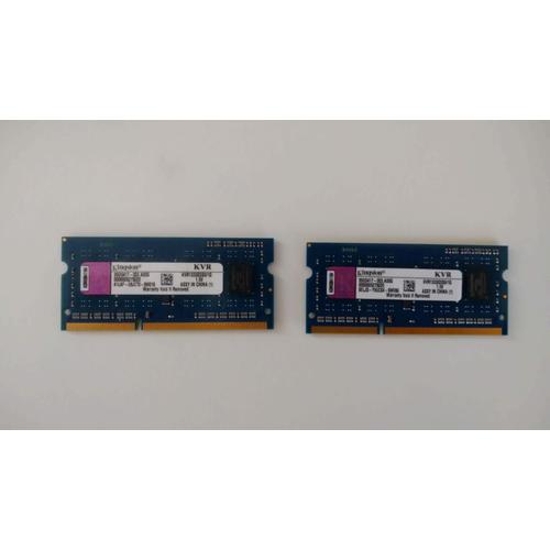 Kingston Valueram - Ddr3 - Module - 1 Go - So Dimm 204 Broches - 1333 Mhz / Pc3-10600 - Cl9 - 1.5 V - Mémoire Sans Tampon - Non Ecc