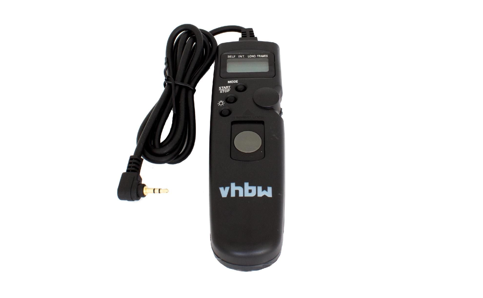 vhbw Telecommande portable Câble compatible avec Canon EOS 60Da, 60D, 650D, 600D, 1100D, 300D, 300Dx, 300v Appareil Photo+ Minuterie