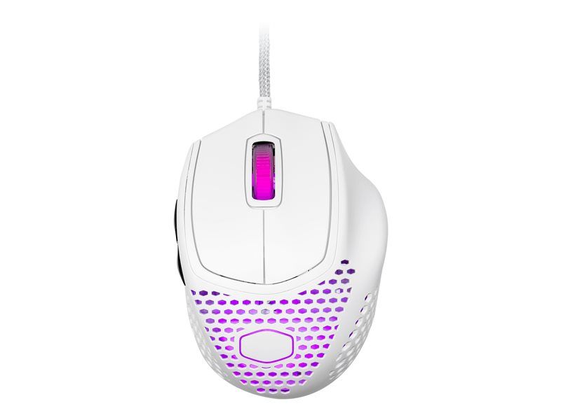 Cooler Master MasterMouse MM720 - Souris - pour droitiers - optique - 6 boutons - filaire - USB - blanc mat Cooler Master MasterMouse MM720 - Souris - pour droitiers - optique - 6 boutons - filaire - USB - blanc mat