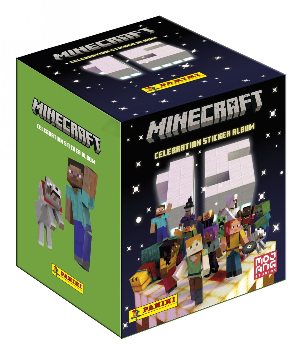 Boîte de Stickers PANINI Minecraft 3 15ème anniversaire 36 pochettes 180 stickers - vue 2