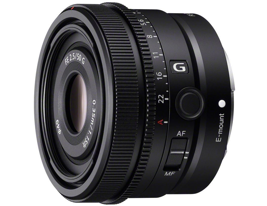 Objectif hybride Sony FE 50mm f2 5 G - vue 6