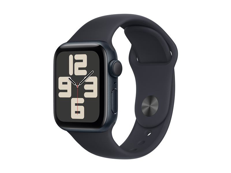 Apple Watch Se (Gps) - 2e Génération - 40 Mm - Aluminium Minuit - Montre Connectée Avec Bracelet Sport - Fluoroélastomère - Minuit - Taille Du Bracelet : M/L - 32 Go - Wi-Fi, Bluetooth - 26.4 G