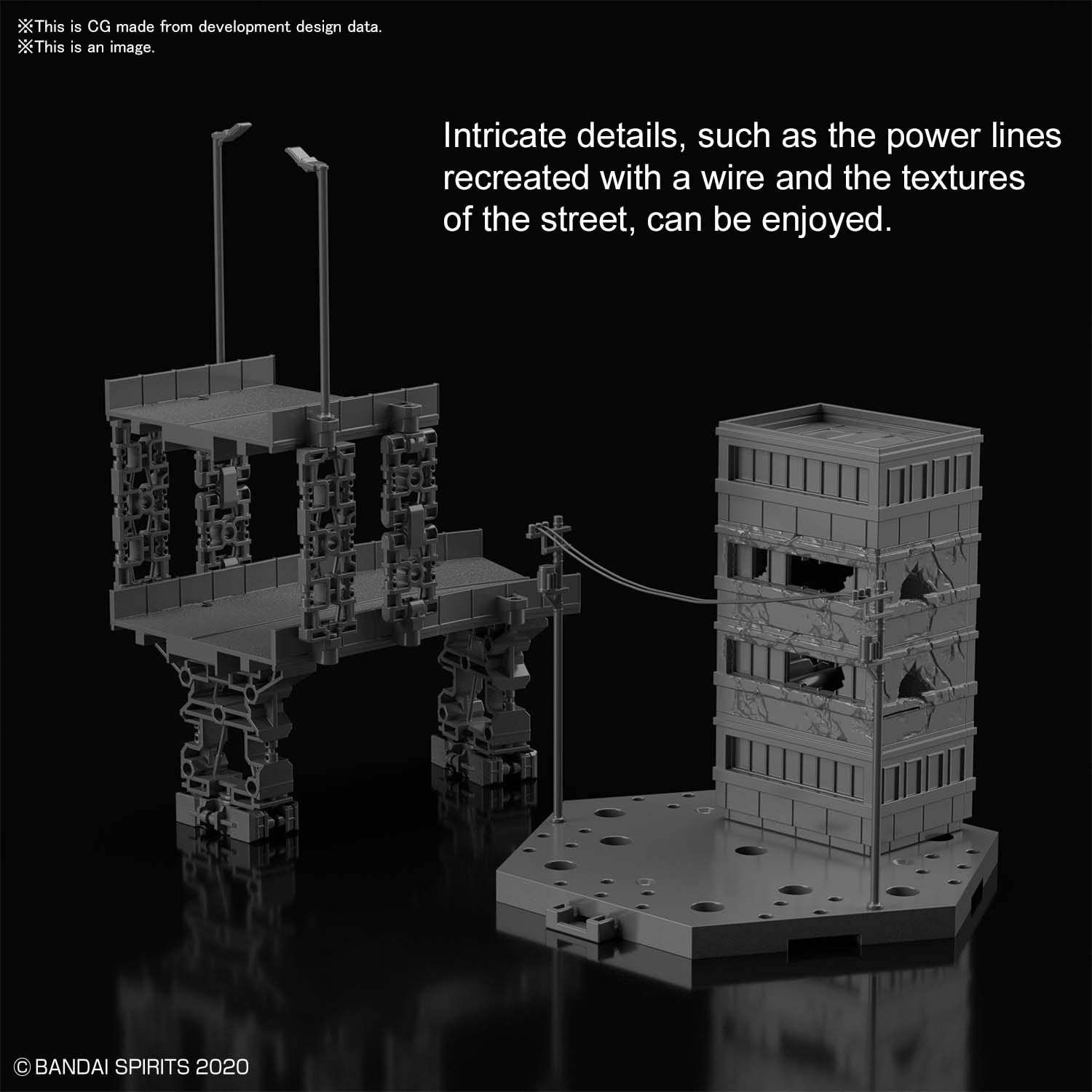 Customized Scene Base Urban Area Ver. Plastic Model [Import Japonais]