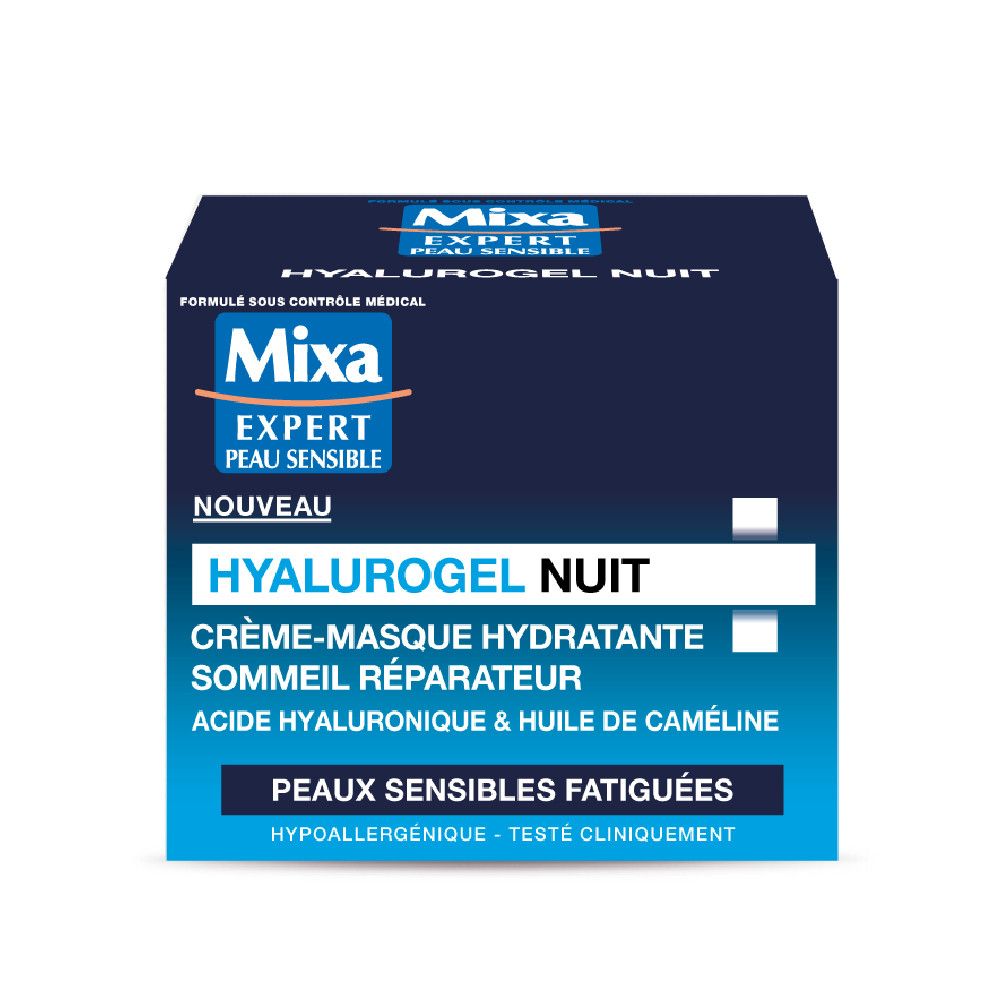 Crème Masque Hydratante Hyalurogel Mixa