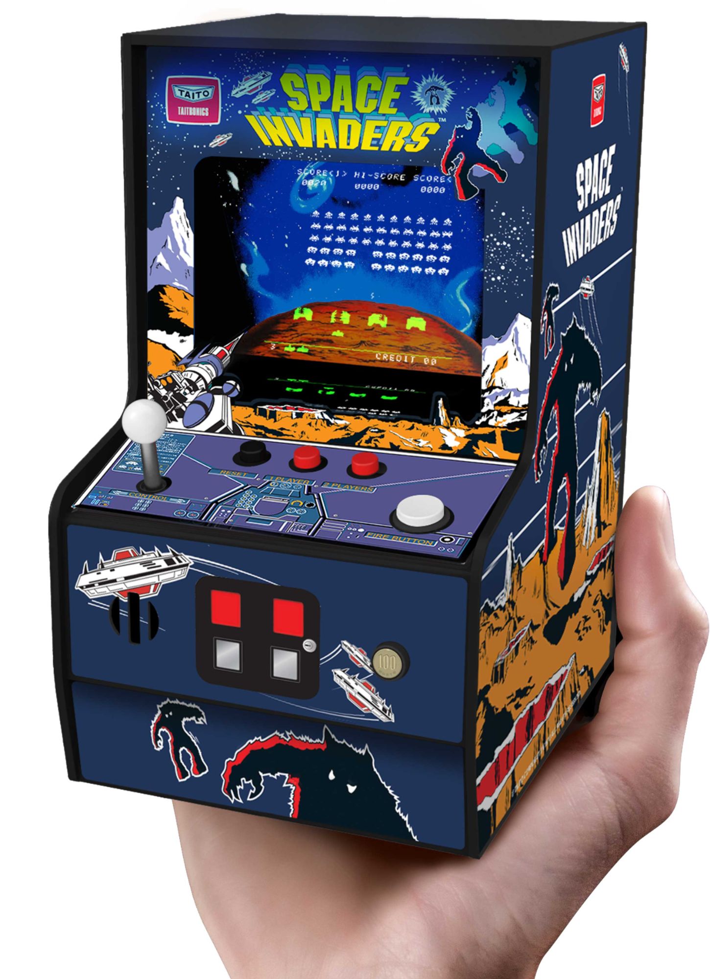 Myarcade mini borne d'arcade micro player space invaders - vue 5