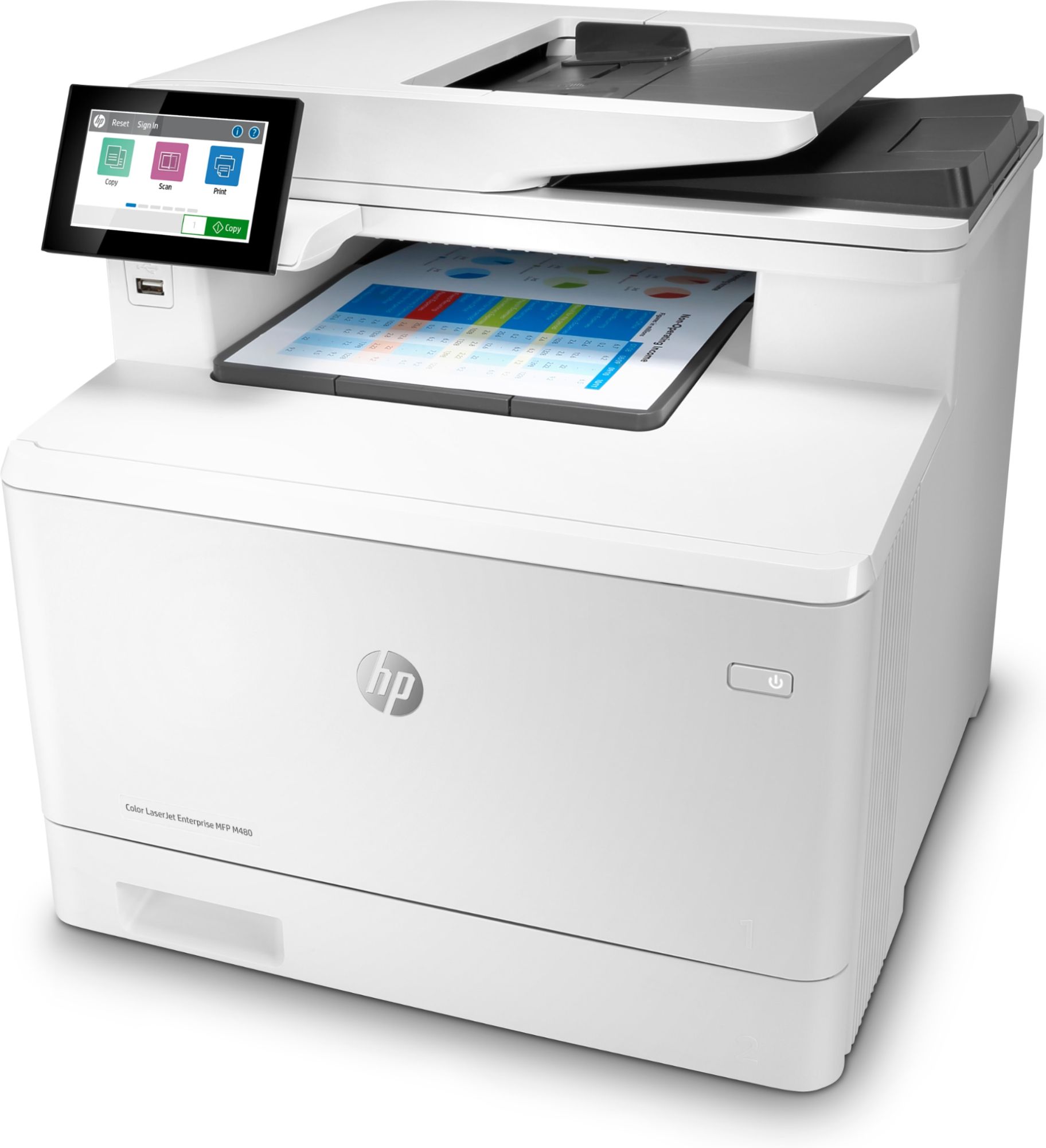 HP LaserJet Enterprise MFP M480f - vue 6