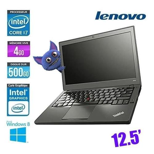 Pc Portable Lenovo Lenovo Thinkpad X240 Core I7 4600U 2.1Ghz