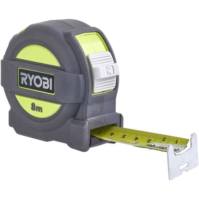 RYOBI Mètre ruban 8 largeur 25 mm RTM8M - vue 2