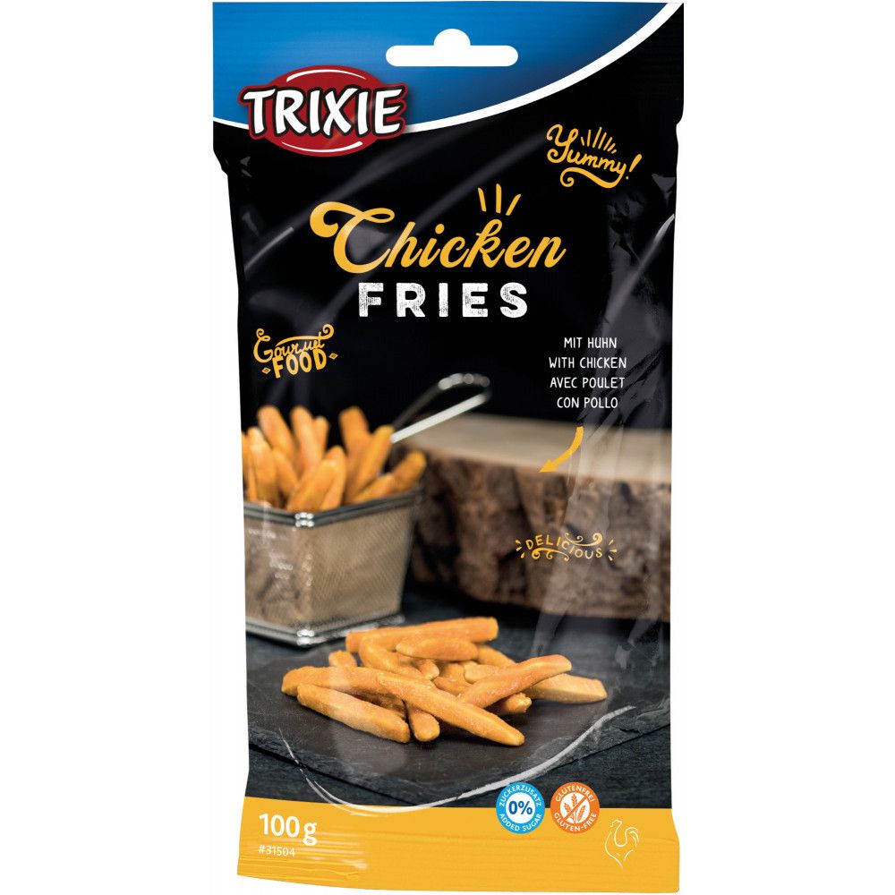 Trixie-Chicken Fries Au Poulet. Pour Chiens. Poids 100g.-Tr-31504