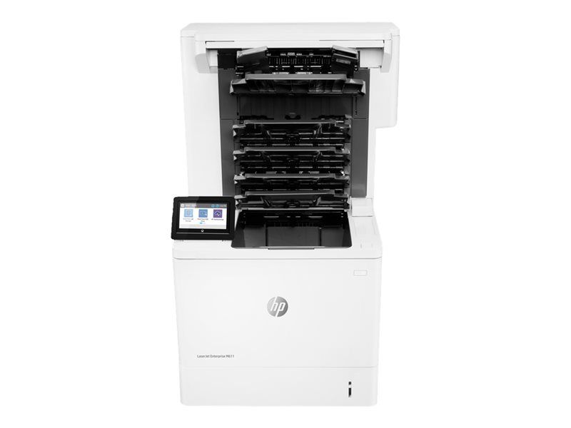 HP LaserJet Enterprise M611dn - Imprimante - Noir et blanc - Recto-verso - laser - A4/Legal - 1200 x 1200 ppp - jusqu'à 61 ppm - capacité : 650 feuilles - USB 2.0, Gigabit LAN, hôte USB 2.0