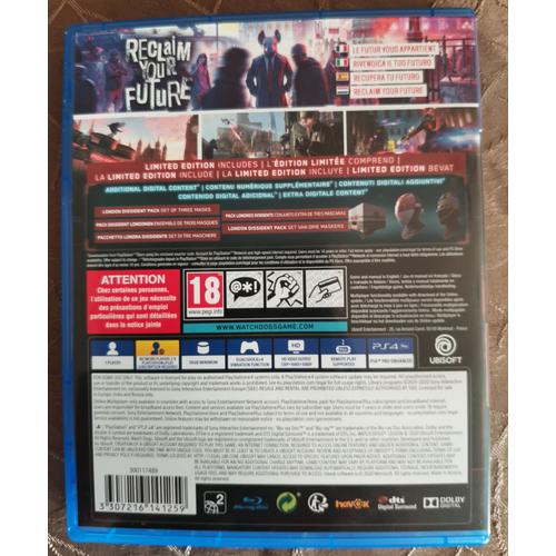 Watch Dogs Legion - Limited Edition- Version Ps5 Incluse