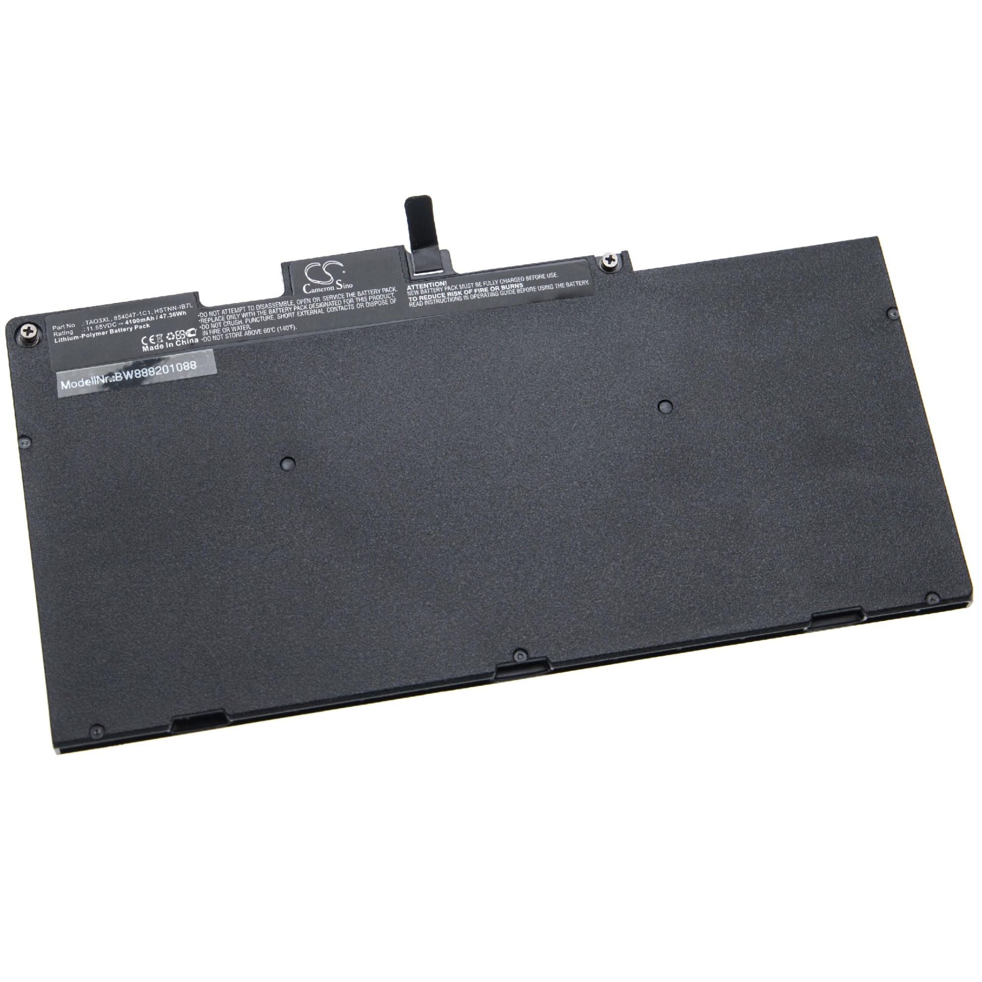 vhbw batterie compatible avec HP EliteBook 840 G4Z9G68AW, 840 G4Z9G70AW, 840 G4Z9G72AW laptop (4100mAh, 11.55V, Li-Polymère, noir)