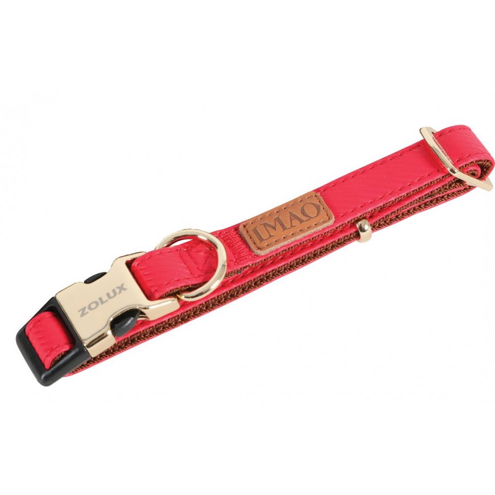 Meilleurs prix pour Zolux Collier Imao Mayfair. 25 Mm. R?Glable. Couleur Rouge. Pour Chien.