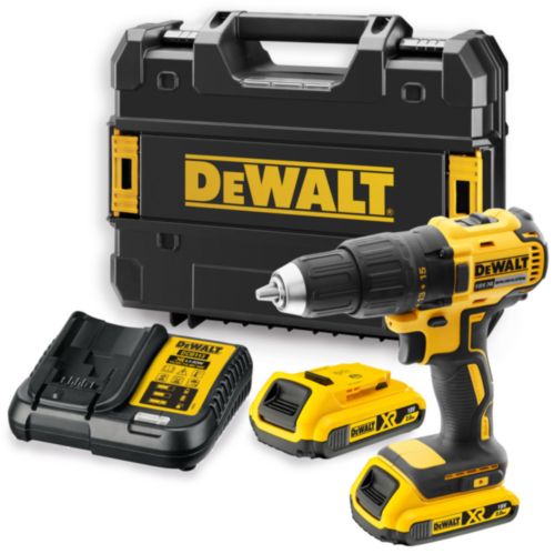 DeWALT DCD777D2T Set perceuse visseuse Li Ion 18V 2x batterie 2.0Ah dans TSTAK 65Nm