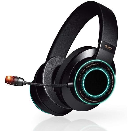 Casque Audio Creative Sxfi Gamer 51Ef0880Aa000 Avec Fil Jack 3.5Mm Circum-Auriculaire Noir