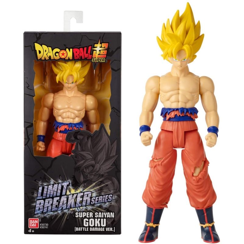 Dragon Ball - Figurine Géante Limit Breaker - Super Saiyan Goku (Battle Damage Ver.)