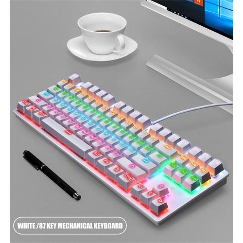 Clavier De Jeu Retroeclaire Eclaire Par Led Colore De Clavier Mecanique Usb K550