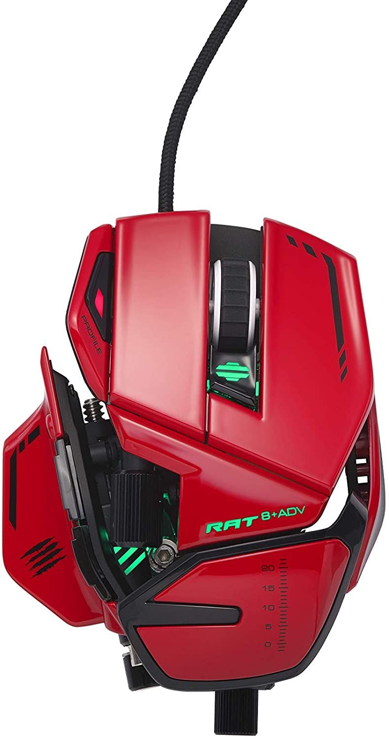 Mad Catz R.A.T. 8+ ADV pour droitiers optique 11 boutons filaire USB