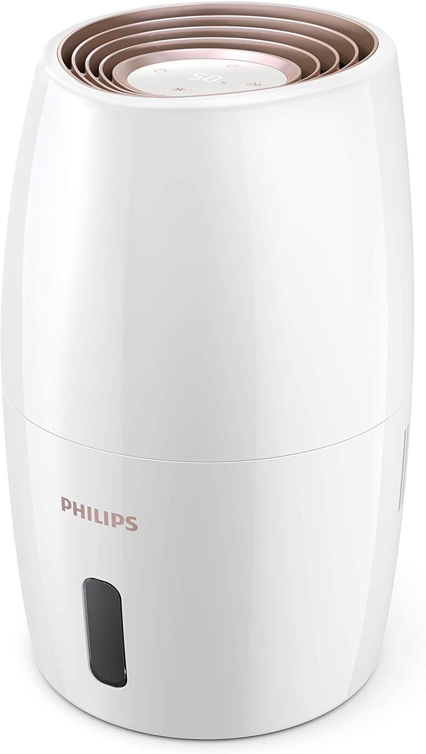 Philips 2000 Series HU2716/10 Humidificateur d'air Blanc et or rose