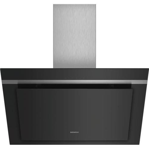 Siemens Iq300 Lc87Khm60 - Hotte - Hotte Décorative - Largeur : 79 Cm - Profondeur : 49.9 Cm - Extraction Et Recirculation (Avec Kit De Recirculation Supplémentaire) - Verre Inox/Noir