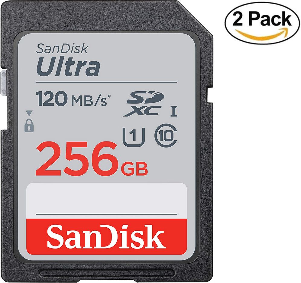 2pcs Carte Mémoire SDXC SanDisk Ultra jusqu'à 120 Mo/ classe 10 UHS I - vue 2