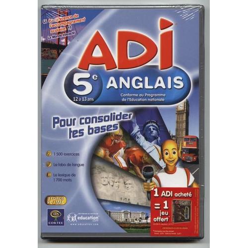 Adi 5 Anglais 5Eme