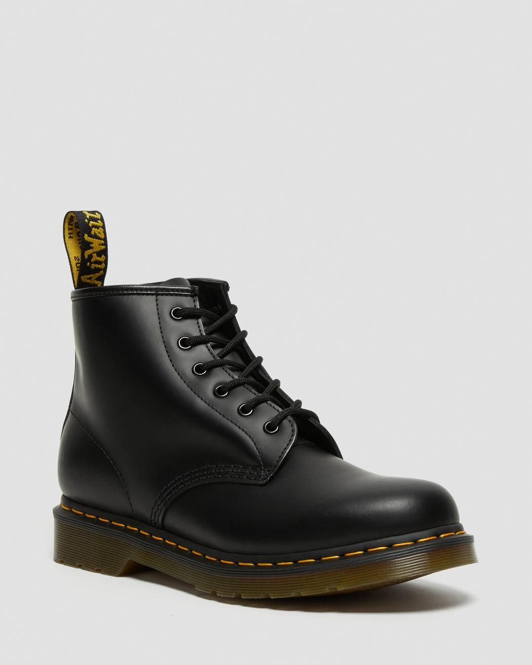 Dr Martens Boots Basses 101 En Cuir Smooth - Black Smooth - 45