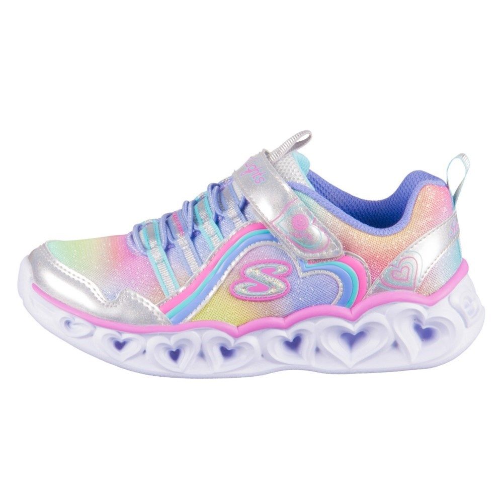 Baskets basses enfant Skechers HEART LIGHTS RAINBOW LUX - vue 4