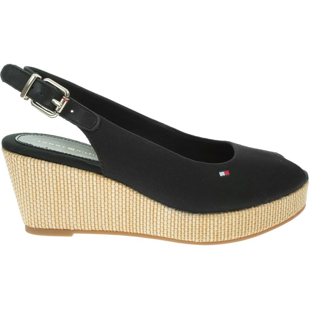 Sandales Tommy Hilfiger ICONIC ELBA SLING BACK WEDGE - vue 4