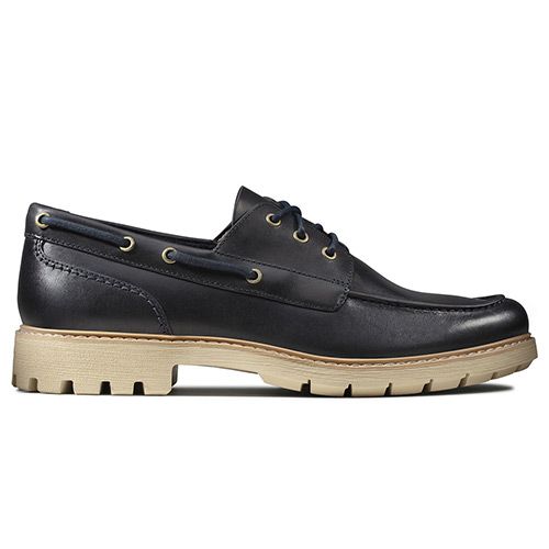 Clarks Batcombe Sail Navy Le - Bleu - 39 1/2