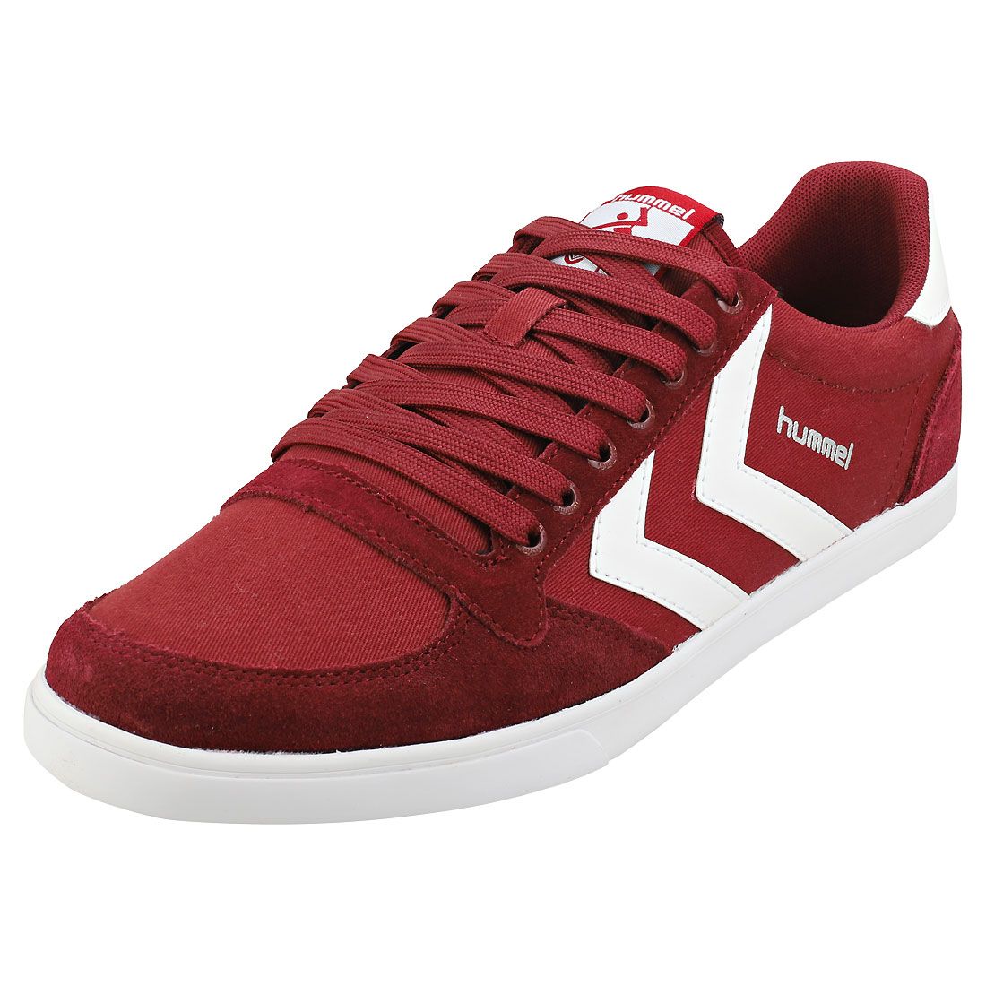 Hummel Slimmer Stadil Low Homme Baskets Decontractee Bourgogne