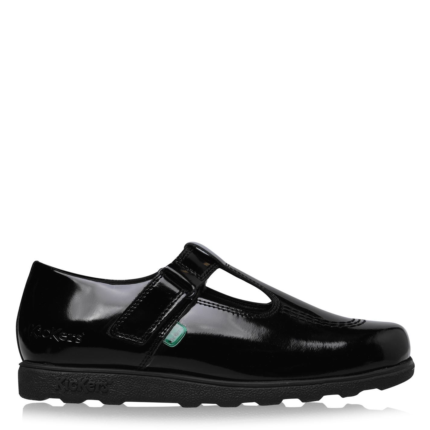 Kickers Fragma T Bar Chaussures Ev Verni Fille