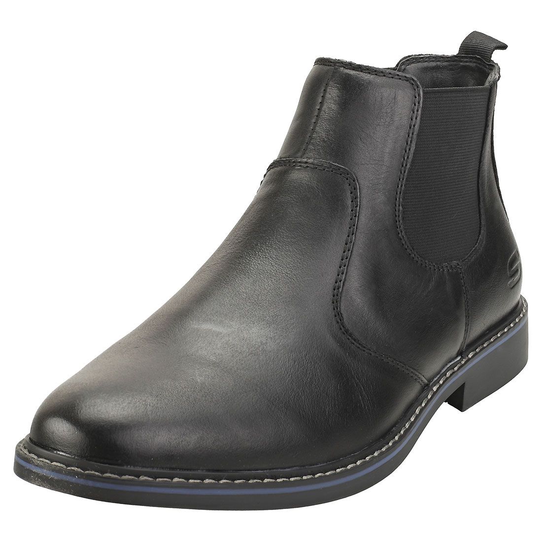 Skechers Bregman Morago Homme Bottes Chelsea Noir - 41