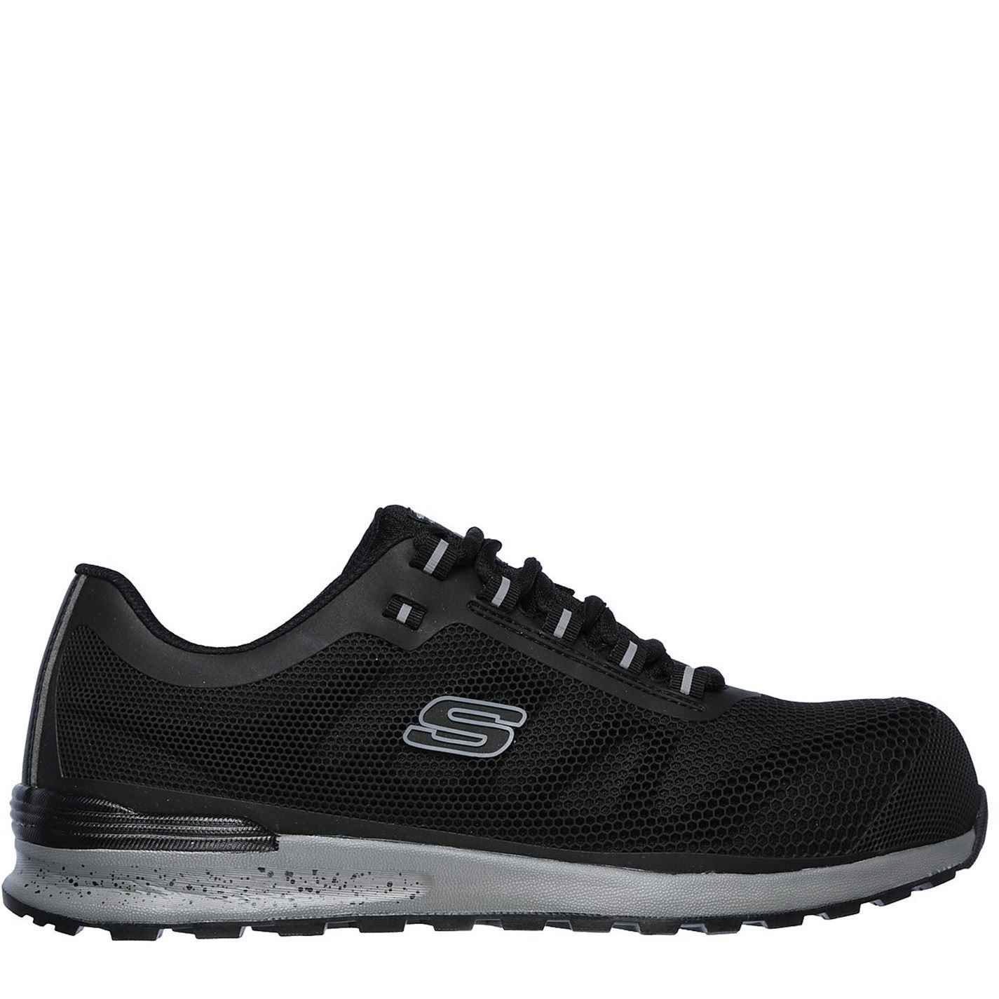 Skechers Hommes Lyndale Sb Chaussures De Sécurité Travail Confort Baskets-Noir-42/43