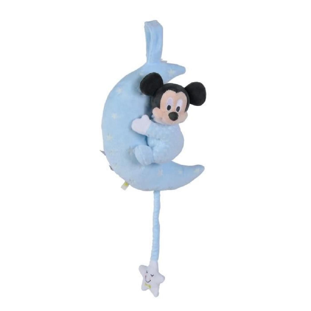 Disney Doudou Mickey Musical Lumineux Moon Starry Night