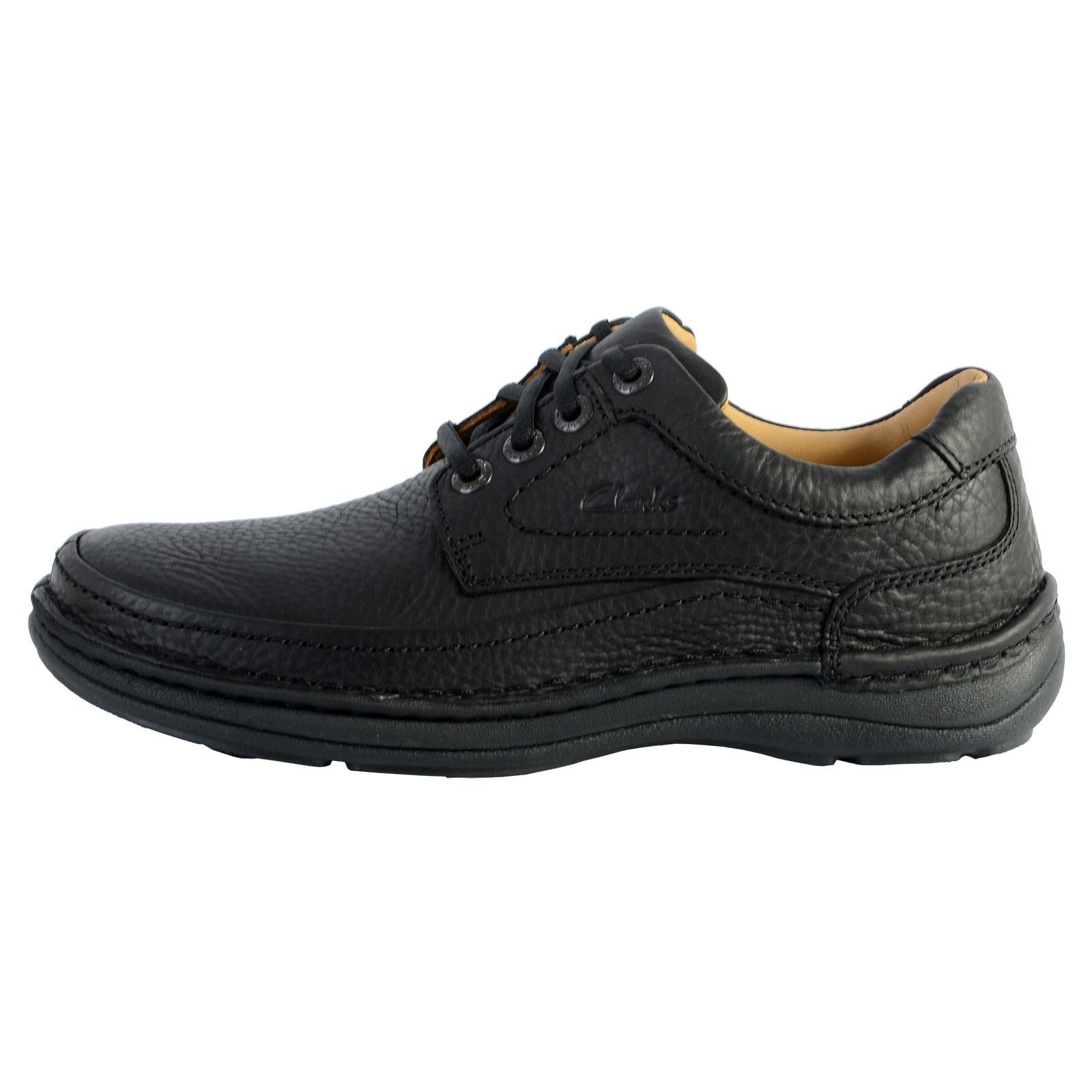Basket Cuir Clarks Nature Three - Noir - 43