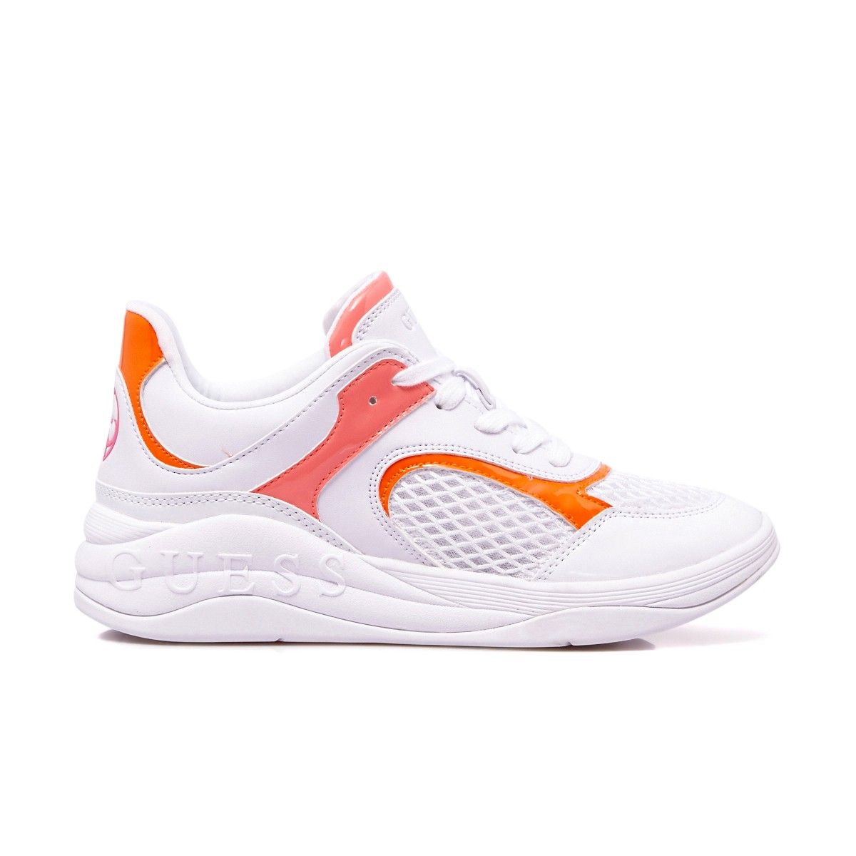 Basket Mode Guess Saucey Fl6sayele12white - Blanc - 38