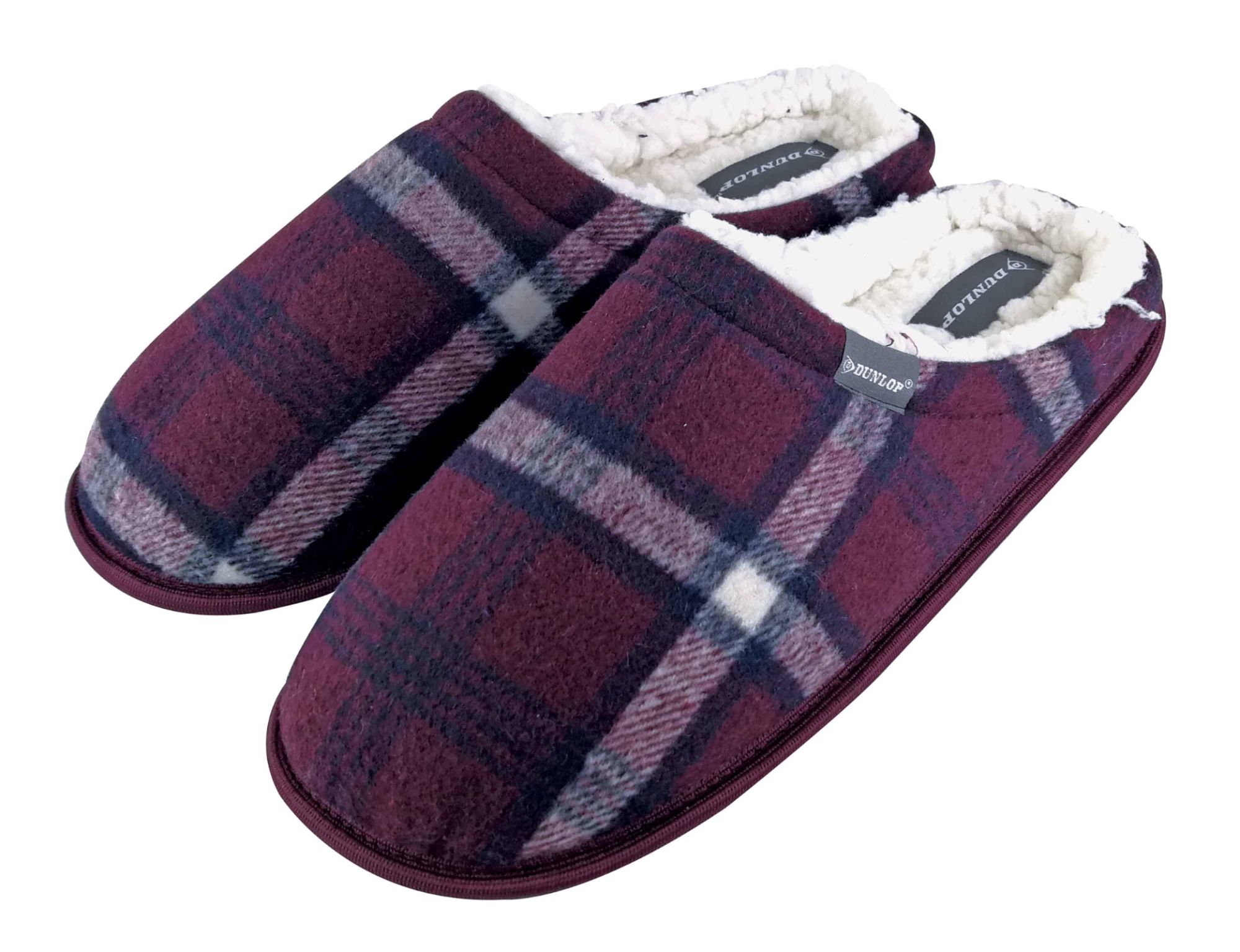 Dunlop - Homme Confortables Eponge Hiver Chaudes Pantoufles Chaussons De Maison - 45