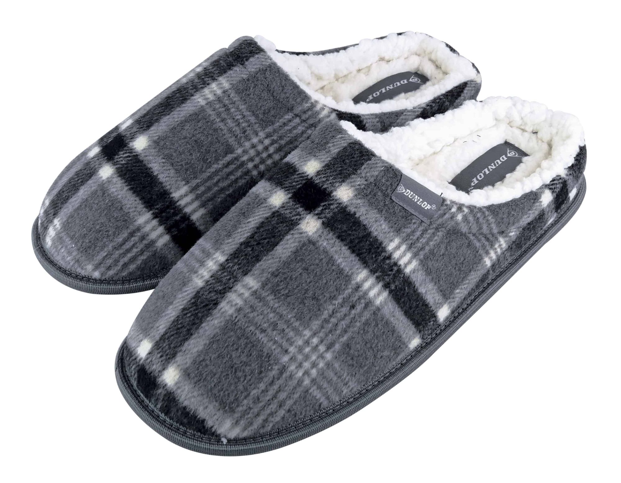 Dunlop Homme Confortables Eponge Hiver Chaudes Pantoufles Chaussons De Maison - vue 7