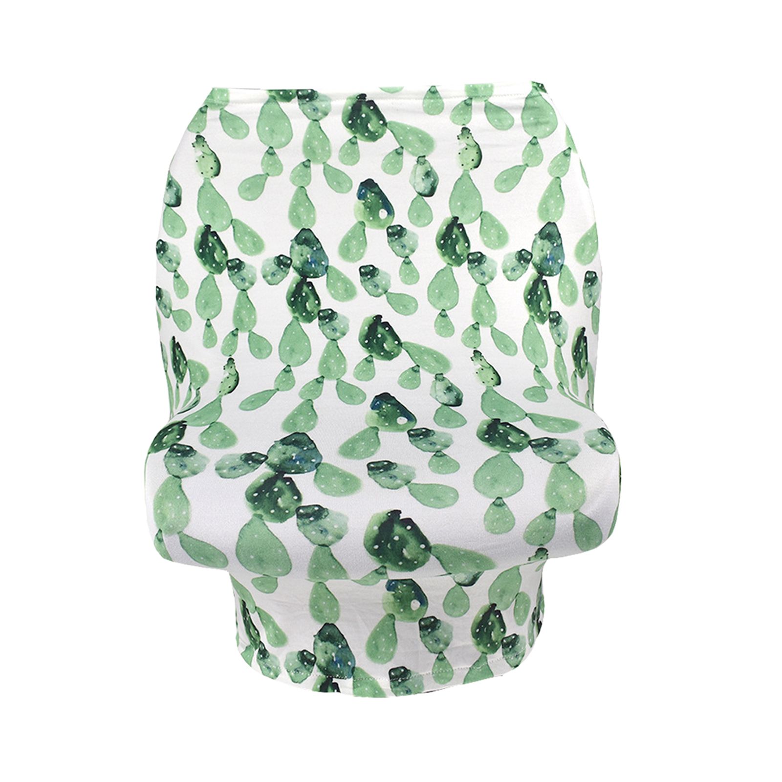  - Flameer Housse D'allaitement Confortable, Tablier D'allaitement Pour Bébé, Couvertures De Protection Pour L'alimentation Privée Tout Autour De La Couverture P Cactus