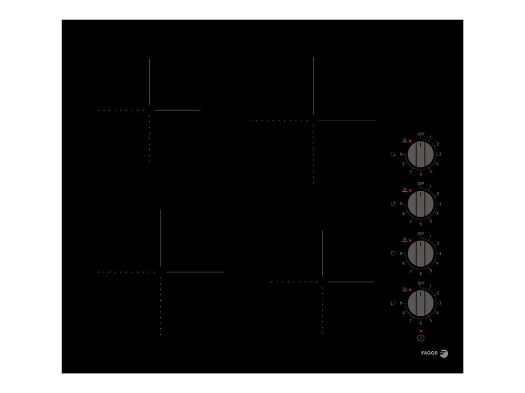 FAGOR Table vitrocéramique 4 foyers FAVM3540 - vue 3