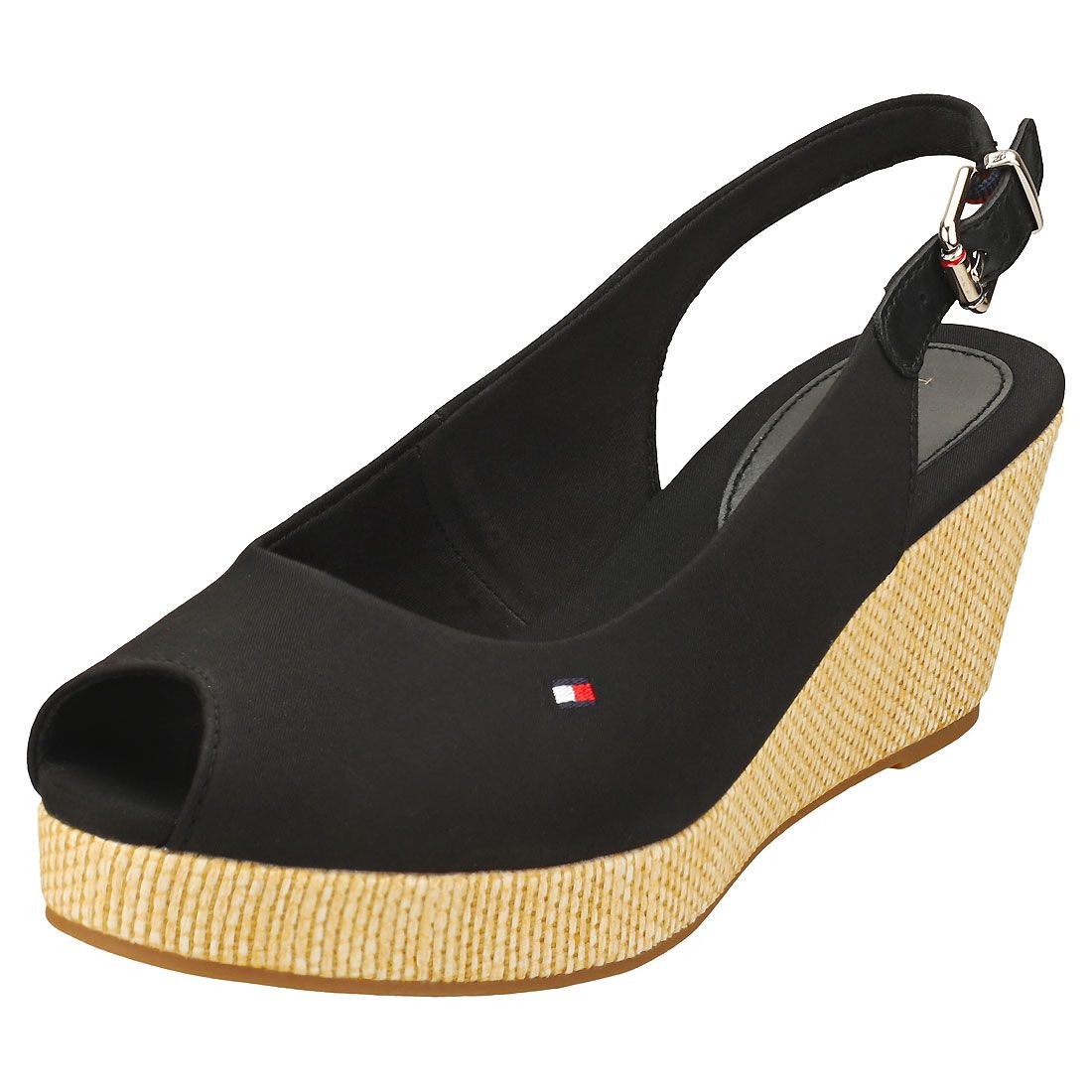 Sandales Tommy Hilfiger ICONIC ELBA SLING BACK WEDGE