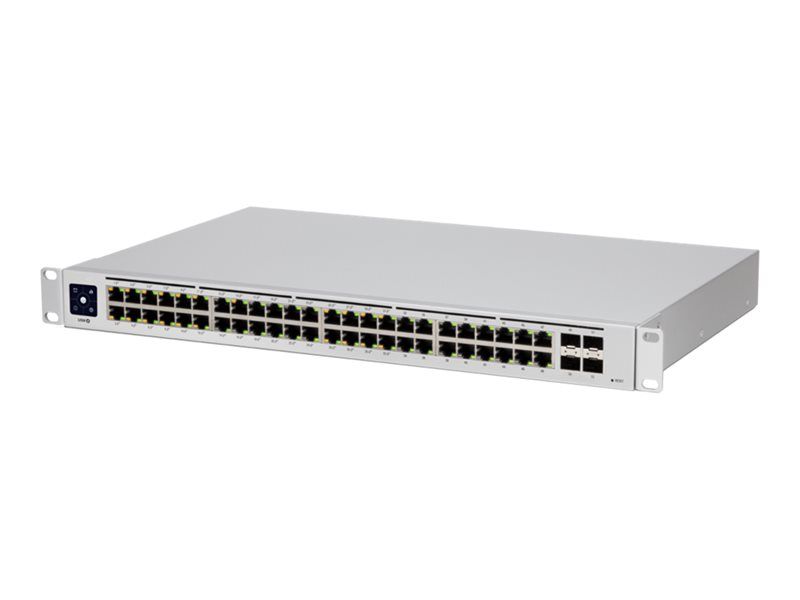 Ubiquiti UniFi Switch USW 48 POE Commutateur Géré 48 x 101001000 32 PoE+ + 4 x Gigabit SFP Montable sur rack de bureau PoE+