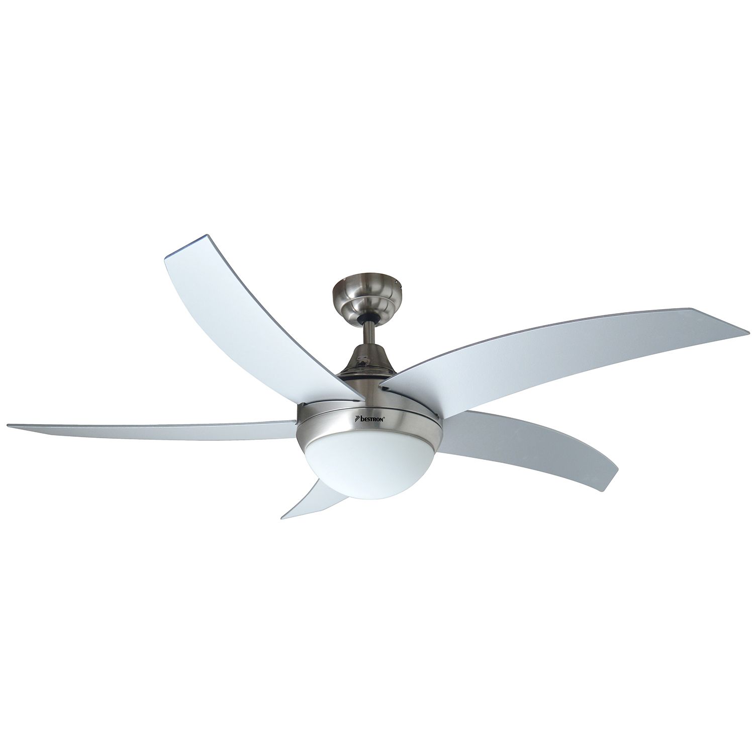 bestron ventilateur plafond 132cm + lumière dcf52lsr