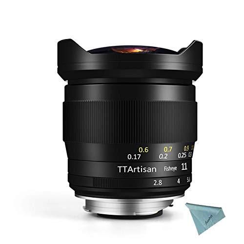 TTArtisan Objectif F2.8 F2.8 Objectif manuel ultralarge Fisheye pour monture Sony E pour Nikon Z pour Canon EOSR pour Leica L Mount (monture 11 mm