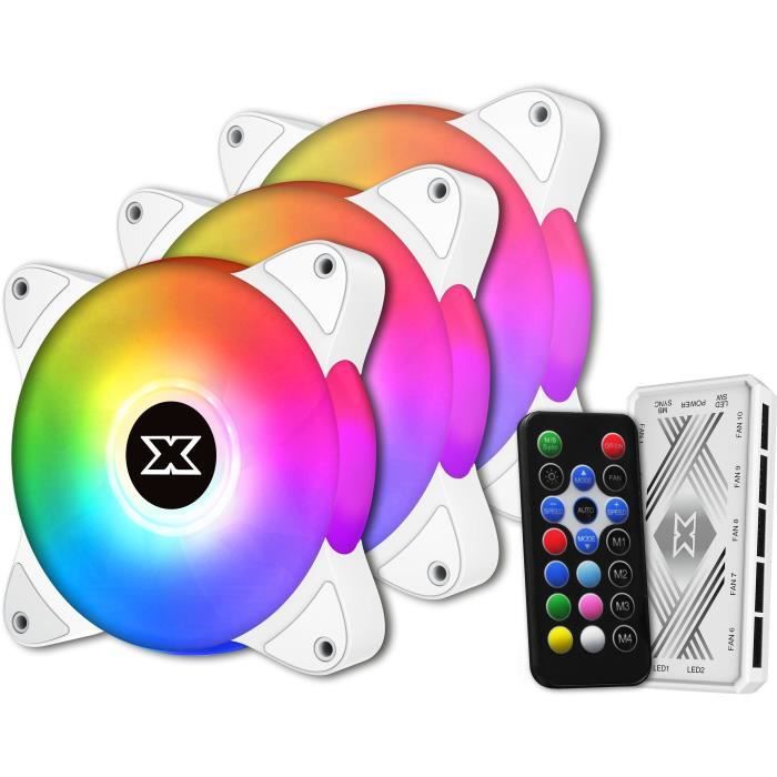 XIGMATEK Galaxy III Essential Ventilateur châssis 120 mm arctique