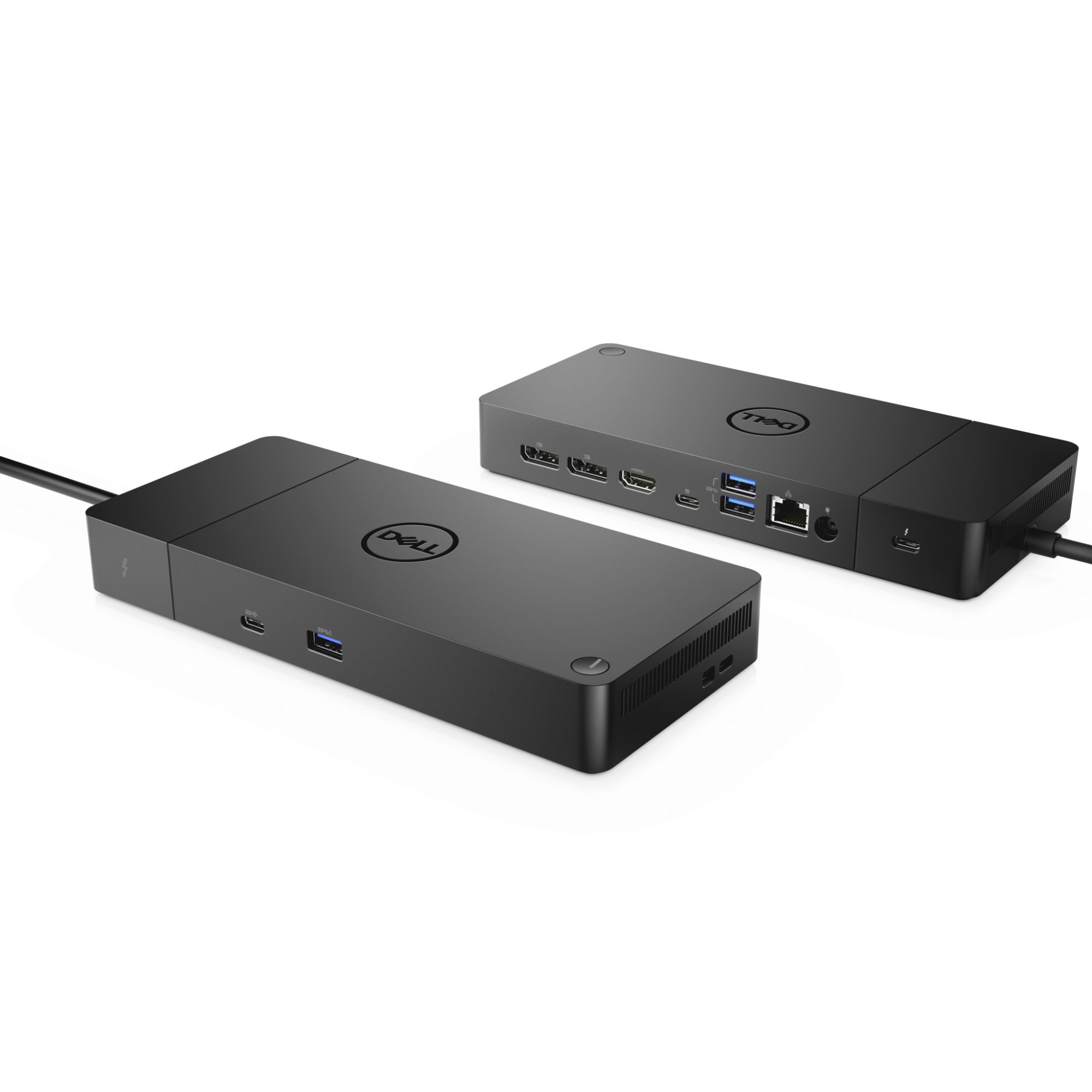 Dell Thunderbolt Dock WD19TBS - Station d'accueil - USB-C / Thunderbolt 3 - HDMI, 2 x DP, Thunderbolt, USB-C - 1GbE - 180 Watt - avec 3 years Advanced Exchange Service - Disti SNS - pour Latitude...