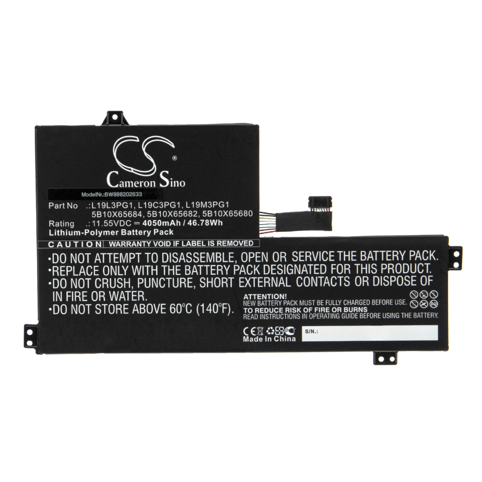 vhbw Batterie compatible avec Lenovo 100e Chromebook 81ER, 300e ChromeBook ordinateur portable Notebook (4050mAh, 11.55V, Li-polymère)