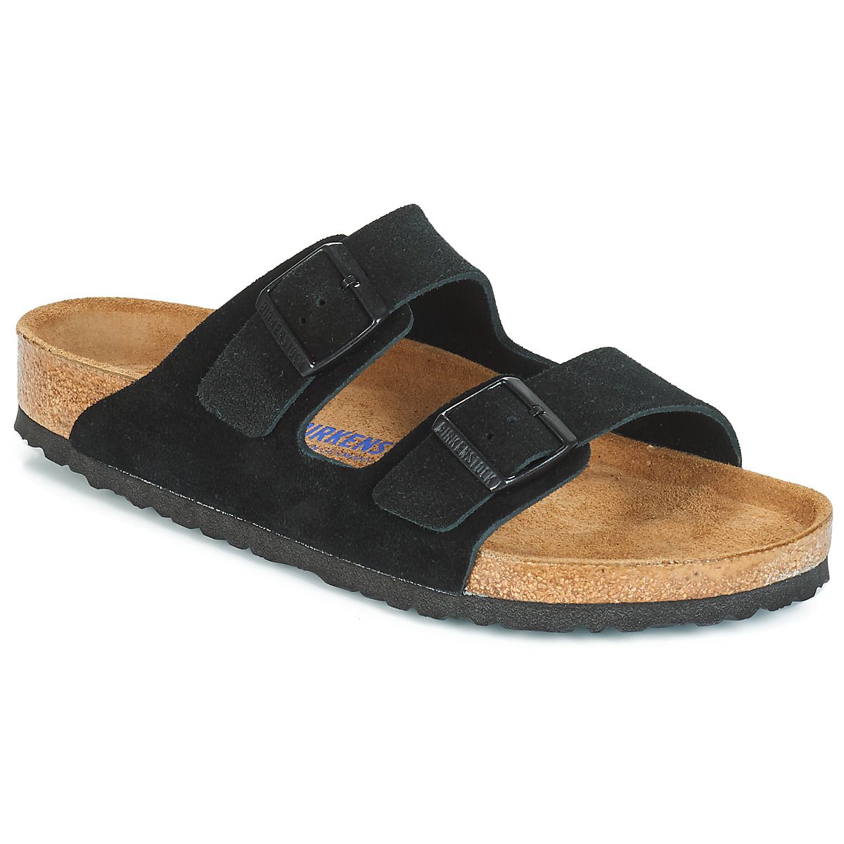 Sandales Birkenstock Arizona Cuir Suede Soft Footbed Bk951321 - vue 5