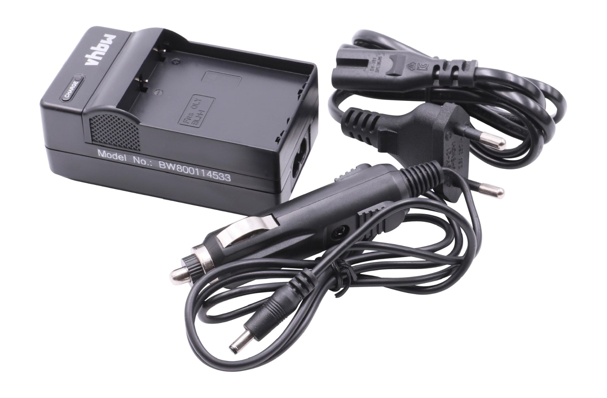 vhbw Station de chargement chargeur 220V pour batterie compatible avec OM-D E-M1 Mark III appareil photo